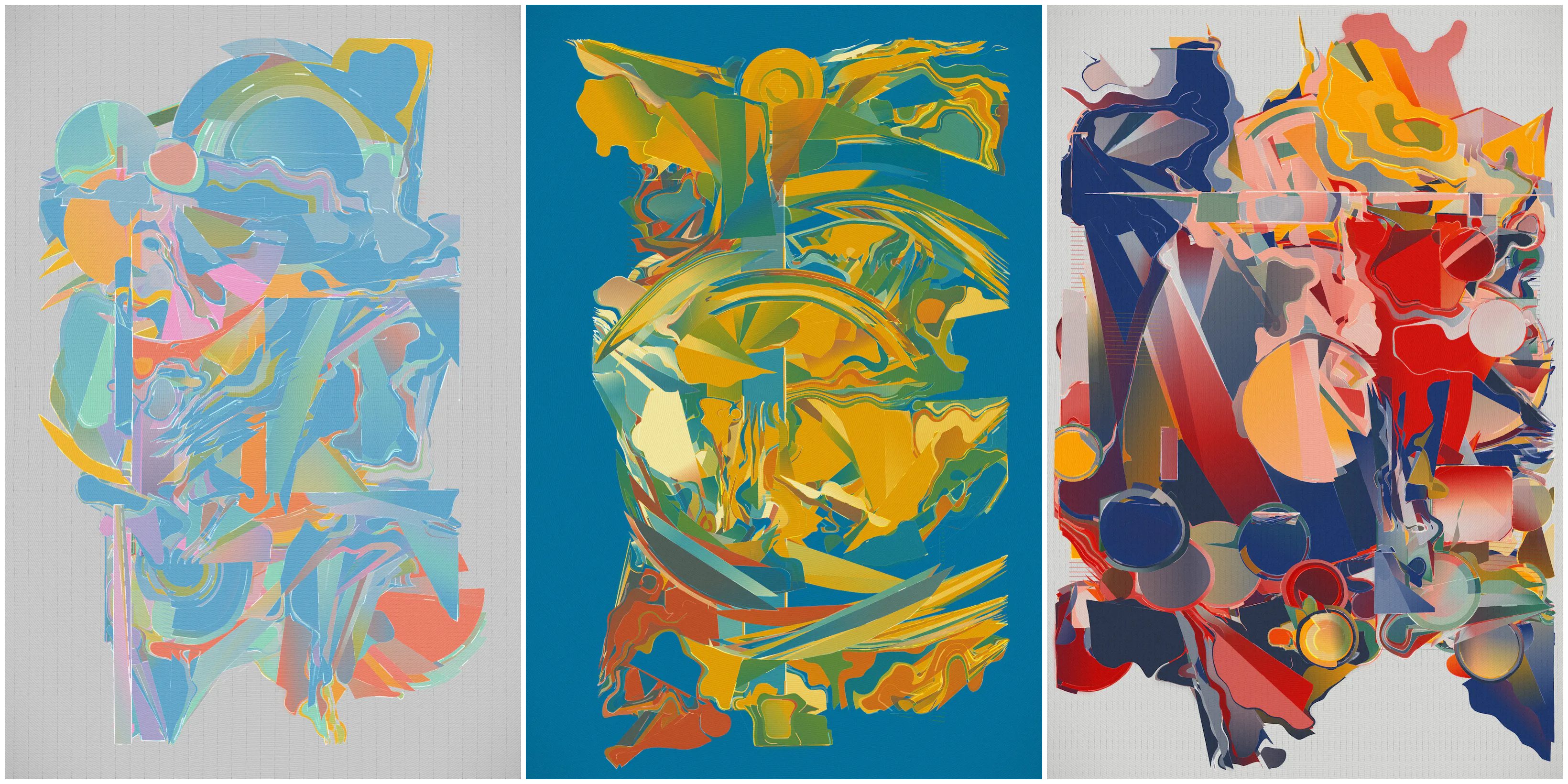 Spazio/Colore #11, #31, and #39